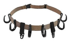 Tree Stand Strap with Multi-Hooks Strong Load-Bearing Quick Release Hunting Equipment Hanger Holder [DB] Khaki khaki