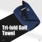 Golfhandduk | trippelvikt våffelhandduk | premium mikrofibertyg | med hållbar karbinhake (40*60cm)