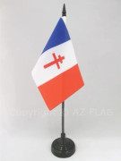 Gratis Frankrike 1940-1944 bordsflagga 15x10cm - fransk motstånd Hög kvalitet