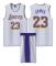 Mordely #23 LeBron James Basketlinne Set Lakers Uniform för Barn Vuxna white 4XL（180-185cm）
