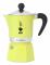 Bialetti 6537 manuell kaffebryggare Mokabryggare 0,13 l Svart, Silver, Gul
