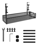 Cable Management Under Desk, Under Desk Cable Tray, Desk Cable Organizer, Cable Management Box, Cord Organizer