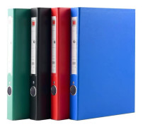 A4-pärm, blandade färger, 4-pack
