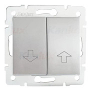 Jalusibrytare LOGI silver Kanlux 25217