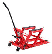 Motorcykellyft, hydraulisk fotdriven, 680 kg kapacitet,1500lbs