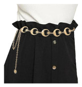 Moon Star Metal Waist Chain Sun Pendant Belly Belt Body Chains Jewelry Accessories for Women and Girls gold