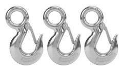 Stainless Steel Lifting Eye for Marine Use, Lifting Hook 1 Ton, 3 Pieces