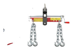 Motorbalanserare, 900 kg kapacitet, justerbart arbetsområde 260 mm-315 mm, järnmaterial, 30 cm kedjelängd, 20 mm kroköppning