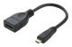 17cm Micro HDMI Hane till HDMI Hona Adapterkabel
