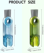 2-pack 3-i-1 Multifunktionell Rengöringsborste, Vattenflaska Rengöring