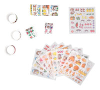 Washi tejp DIY dekoration upprepade gånger klistra in lämnar inga märken ingen skärning Washi tejp set83197 vår sommar höst vinter