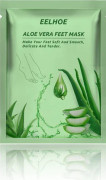 1 st EELHOE Aloe Vera Fotmask - Återfuktande, Anti-sprickbildning, Exfolierande och Hudlugnande Fotmask 1Pcs