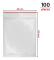 Transparent Plastpåse 80x120mm Påsepaket med 100 Blixtlås Påsar Pl