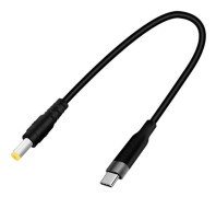 [zd]USB C till DC5.5mmx2.1mm Strömkabel USB Typ C-ingång till DC12V ut Laddningskabel Fungerar med PD-laddare och PD-powerbank