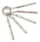 4-pack Glasögonmejsel 3-i-1 Mini Mejsel Nyckelring för Glasögon Solglasögon Klockor