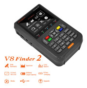 [zd]GTMEDIA V8 Finder 2 TV-signalsökare DVB-S/S2/S2X Signalmottagare 3,5-tums LCD-skärm H.264 Automatisk vinkelberäkning 4000mAh batteri