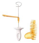 /#/1 st Spiralpotatisskärare Rostfritt Stål Potatisskärare Spiralpotatisskärare Spiralpotatisskärare för Morötter Gurkor BBQ/#/