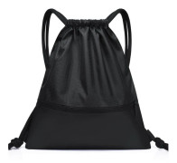 #Drawstring Swim PE Bag Sports Gym Sack Backpack Waterproof Zipper#