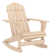 Gungstol adirondack massivt granträ