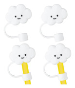 ##/4 Sugrörsskydd, Dammsäkra Sugrörsskydd, Söta Sugrörsskydd, Återanvändbara##/