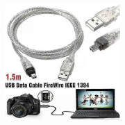 För Mini DV MiniDV USB-datakabel FireWire IEEE 1394 HDV-videokamera för att redigera PC 2024-Ny