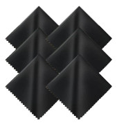##/Glasputsduk 6 stycken - svart, 15 x 18 cm, mikrofiber s##/