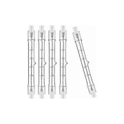 10 st R7S halogenlampa, 118 mm, 300 W, 230 V, R7S halogenstav, 118 mm, R7S halogenlampa, dimbar halogenstavlampa för