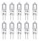 ##/G4 Halogenlampor G4 Halogen Stiftbaslampa 12V 20W 2800K Varmvit Dimbar G4 Transparent Kapsellampa 10-pack [Energiklass C]##/