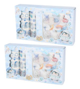 Washi Tape Sticker Set för DIY Scrapbook Notepad Presentförpackning Semesterdekoration