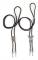 2 st Fashion Bolo Ties Läder Slips Nackband Ko Skalle, Ranger Star Svart Slips Nackband Western Cowboy Vintage Bolo slips Retro Slips