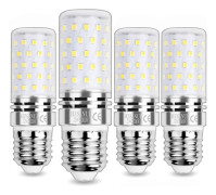 12W LED-lampa i majsform, E27 skruvsockel, varmvit 3000K, 1350 lm, motsvarande en 100W glödlampa, ej dimbar, 4-pack
