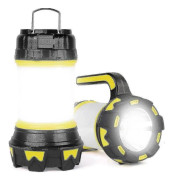 Grön uppladdningsbar LED-lykta, 1000 lumen 360° campinglampa, R
