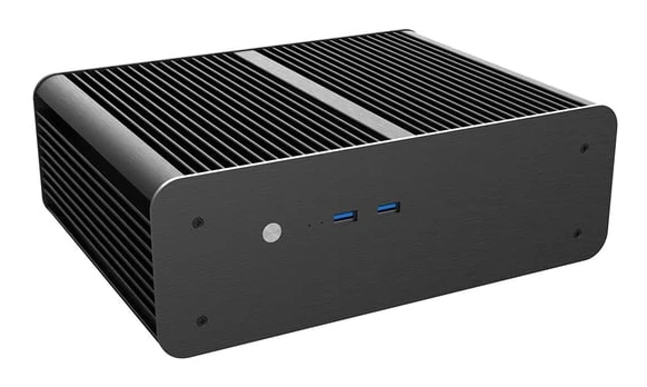 Akasa A-ITX56-M1B, Mini Tower, PC, Svart, Mini-ATX, 2.5", 272,6 mm
