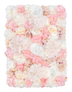 Blomvägg rosor - 12 st konstgjorda blompaneler 60x40 cm - Bröllop och fest bakgrund - Flerfärgad
