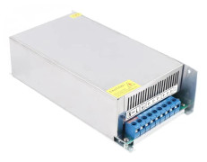 LED nätaggregat - 48V 20A switchad strömförsörjning 1000W - AC 220V in - DC 48V ut - fläktkylning - överlast- och kortslutningsskydd - vit