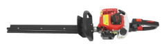 Bensindriven häcksax - Dubbelbladig häcktrimmer - 56 cm svärd - 2-taktsmotor 22,5 cc 0,9 hk - Vridbart handtag 180° - Svart