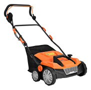 Elektrisk markör gräsmatta luftare 1800W 2 nivåer arbetsdjup 67 x 58 x 86 - 104 cm orange