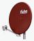 Fuba DAL 800 R satellitantenner 10,75 - 12,75 GHz Röd