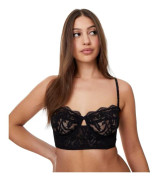 Jack Wills Dam Vanessa Korset Detalj BH 34A Svart Black 34A