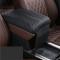 Car Armrest Cushion Center Console Box Cover Mat For Interior Accessories PU Leather
