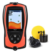 LUCKY FF1108-1CT Bärbar ekolod 100M/300FT Djup Fiskalarm Trådbunden Fiskdetektor Wired