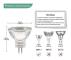 MR11 GU4 Halogenlampor 12V Dimbar för takbelysning (12-pack)