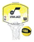 Utah Jazz Mini Basketball Hoop gul/vit