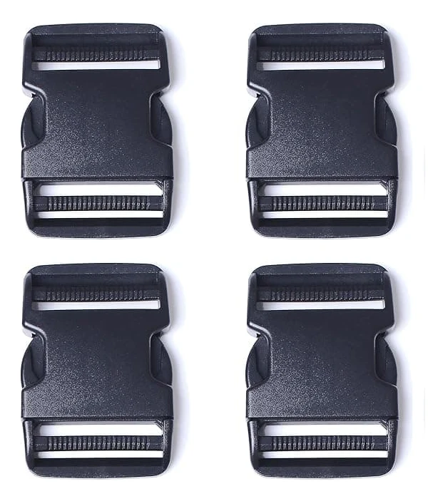 4PCS plastspänne (40 mm bredd) för snabb frigöring på sidan av armband, ryggsäckar och taktisk utrustning