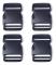 4PCS plastspänne (40 mm bredd) för snabb frigöring på sidan av armband, ryggsäckar och taktisk utrustning