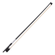 Kolfiber 4/4 full storlek violin fiol cirkel stil båge Ebenholts groda 4 4