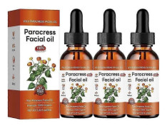 Rå Parakrasse Ansiktsolja, 100% Ren Ekologisk Parakrasse Ansiktsolja, Parakrasse Anti-rynkserum, Slätar ut fina linjer och rynkor 3pcs