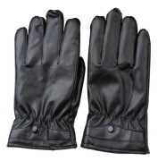 Men's Winter Gloves PU Leather Touchscreen Waterproof Motorcycle Gloves Cycling Gloves Warm Mittens for Running Skating Skiing