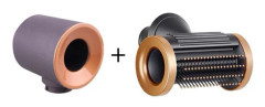 Dyson Airwrap adapter 2-pack — konverterar Airwrap-tänger till Supersonic hårfön, kompatibelt med Dyson HS01 HS05 Gold Gold