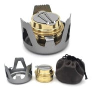 Alkoholbrännare - Camping Köksredskapsset Portabelt Utomhus Mini Ultralätt Set Med Handtag Spisar för Camping, Vandring, Backpacking, Picknick_yu